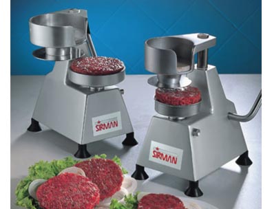 Sirman SA100 4" 100MM Burger Press
