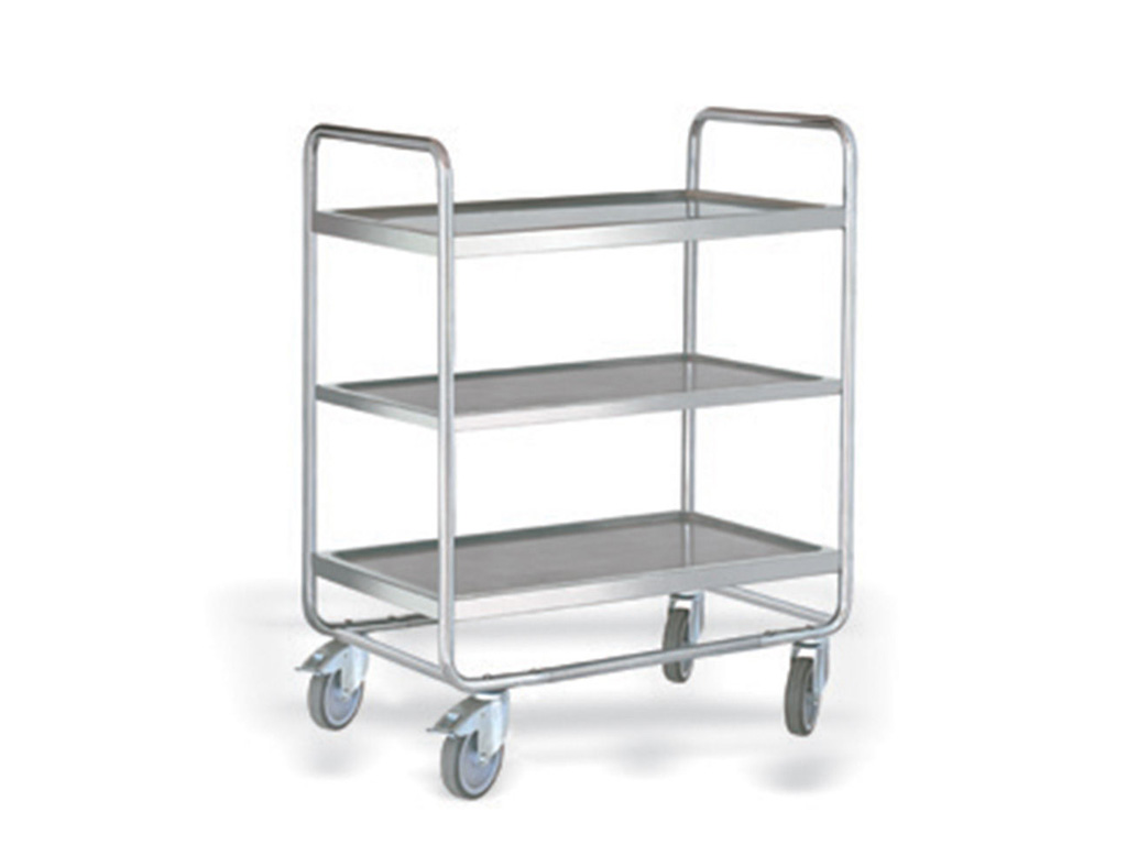 3 Shelf S/Steel Trolley 810 X 545 X 1040MM