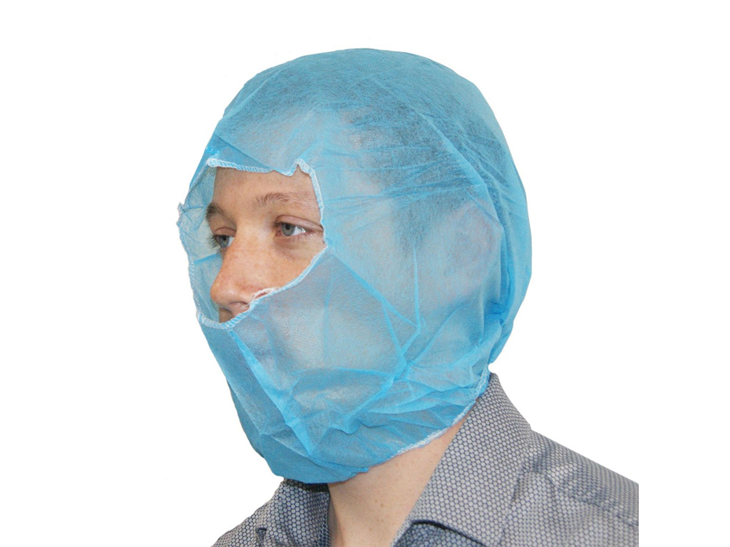 Balaclava With Eyeslot Blue (100/PK) 30 Gsm