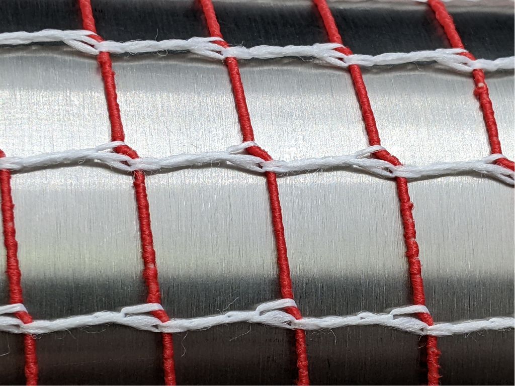 20 (6.5") Standard Red & White Netting