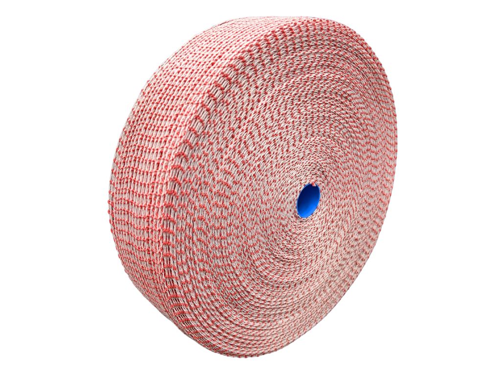 16 (5'')  Red & White Micromesh Netting 100M