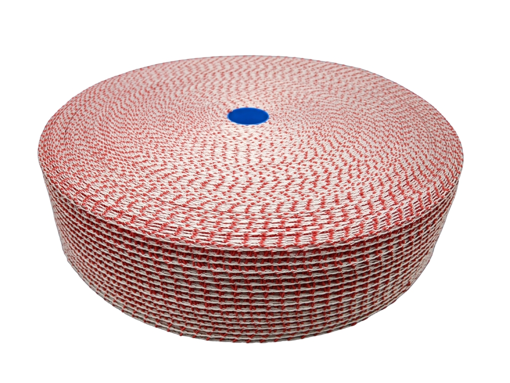 16 (5'')  Red & White Micromesh Netting 100M