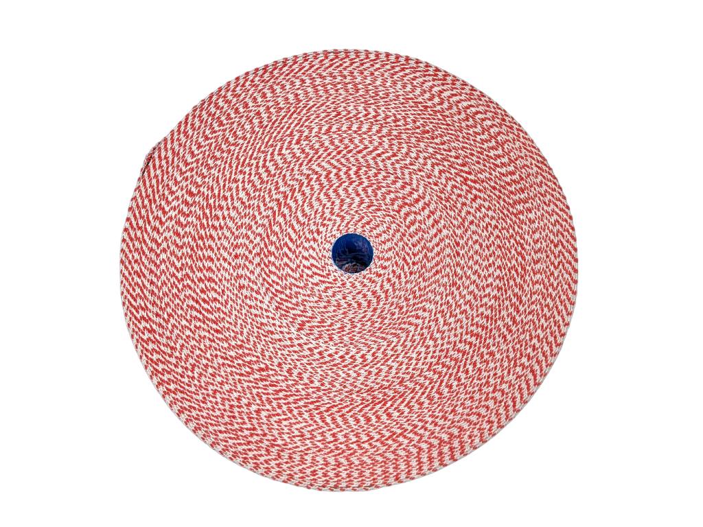 24 (8'')  Red & White Micromesh Netting 100M