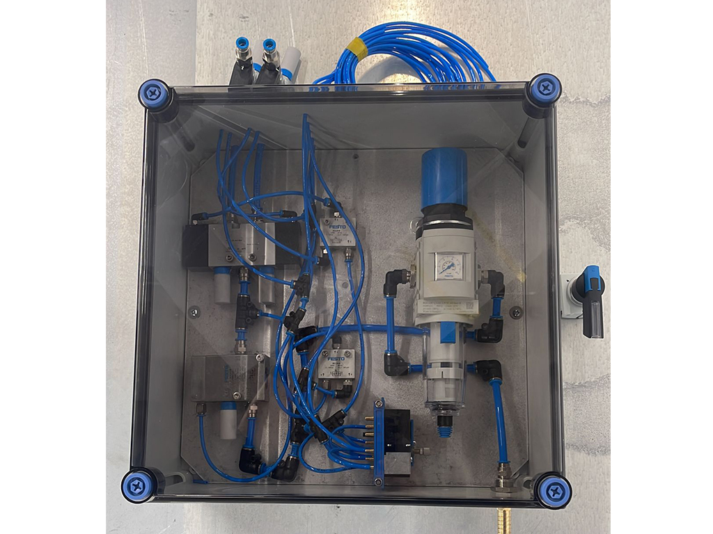 PNEUMATIC BOARD FOR AUTO-STOP NET LOADER