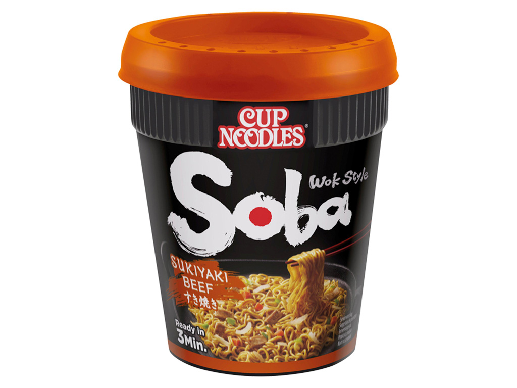 NISSIN SOBA CUP BEEF SUKIYAKI 8x89G