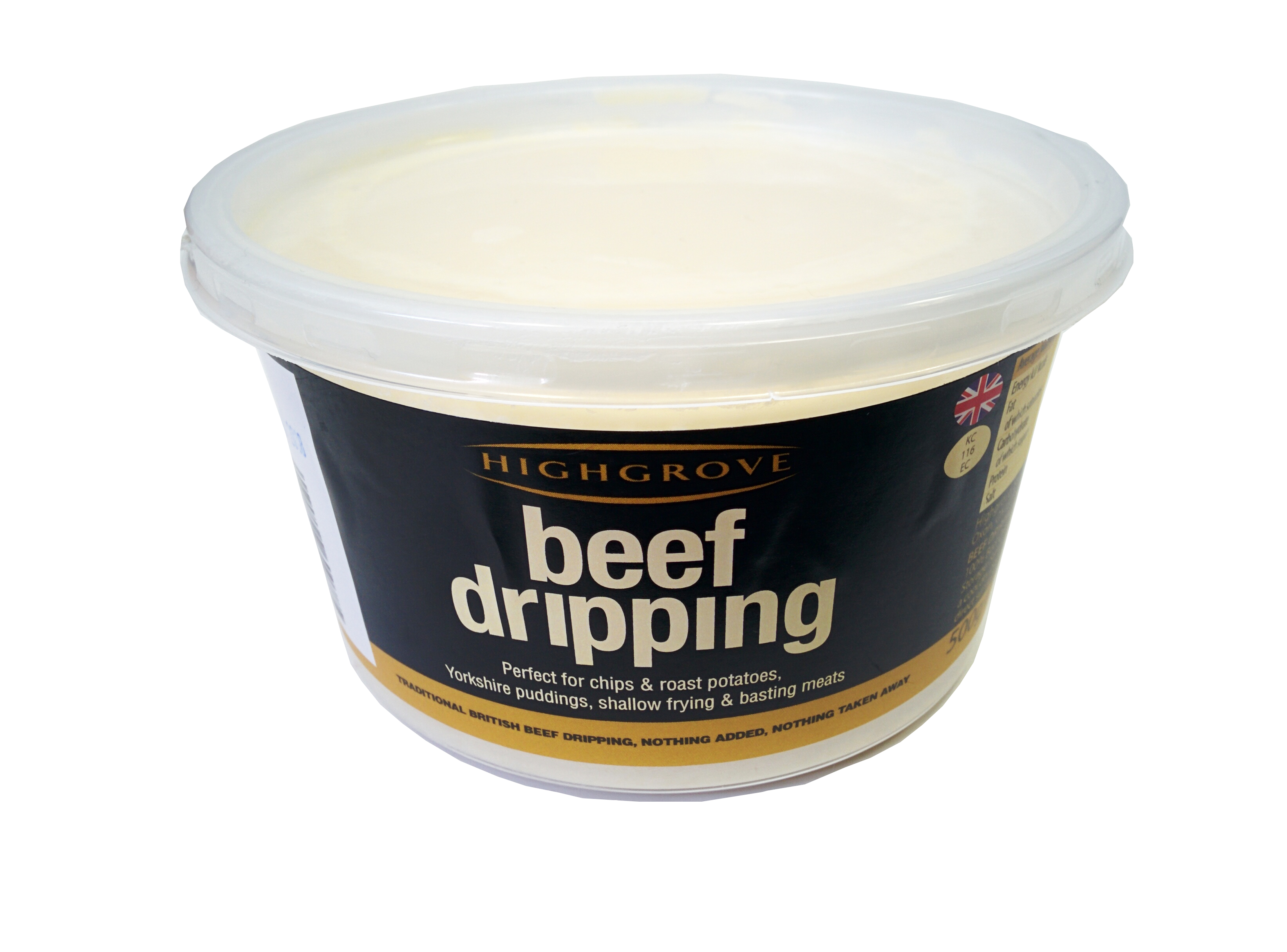 BEEF DRIPPING 12 X 500G TUBS PER CASE