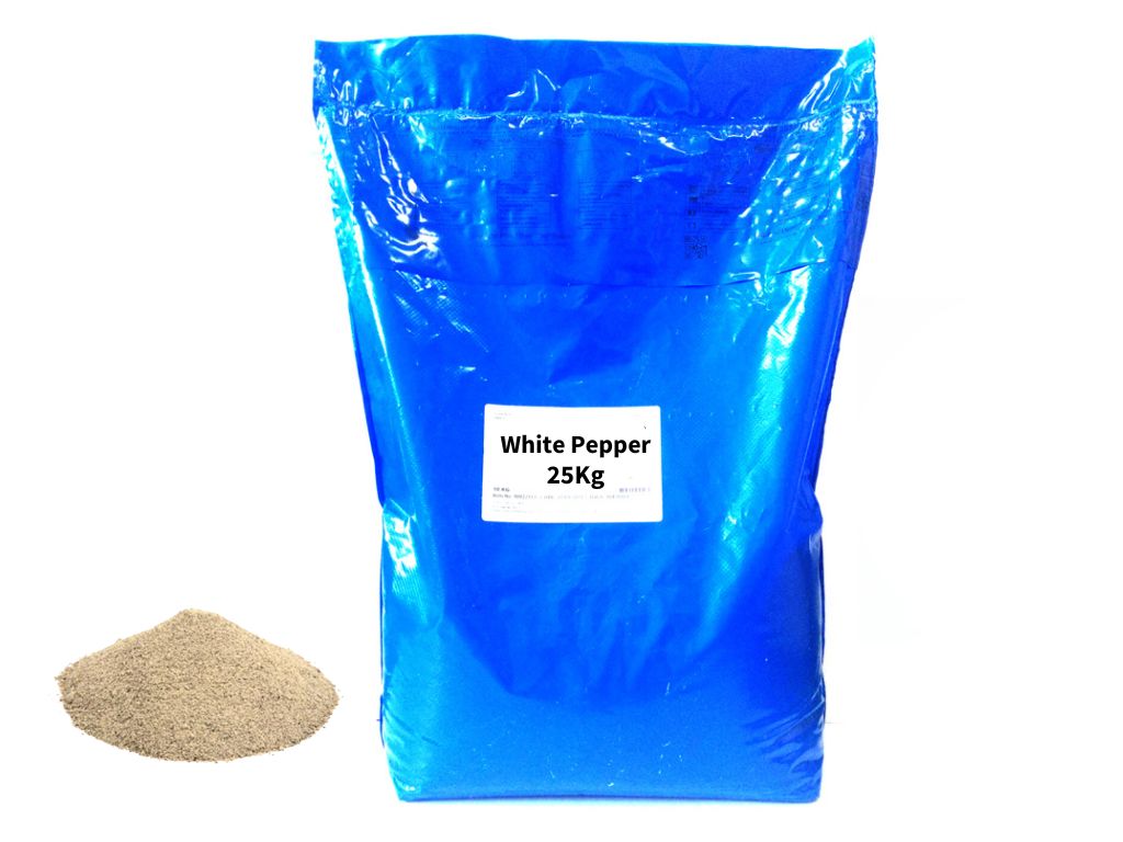GROUND WHITE PEPPER 25KG