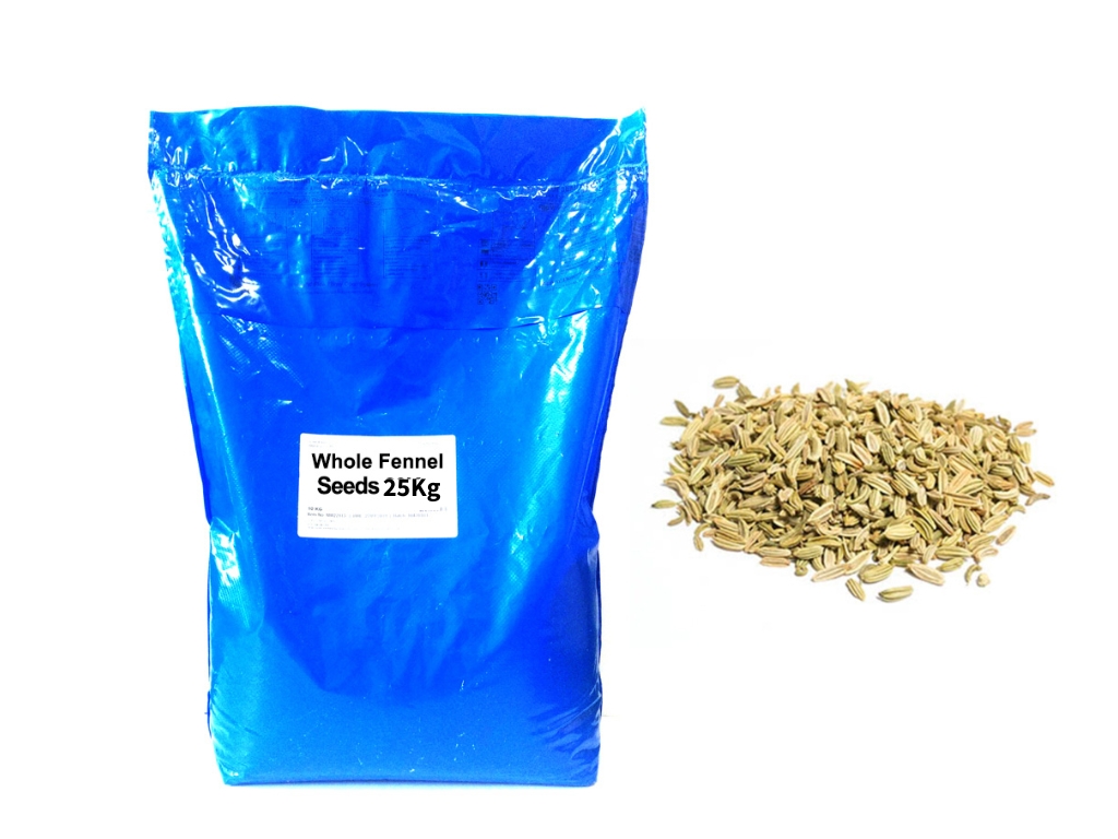 WHOLE FENNEL SEEDS 25KG  SACK