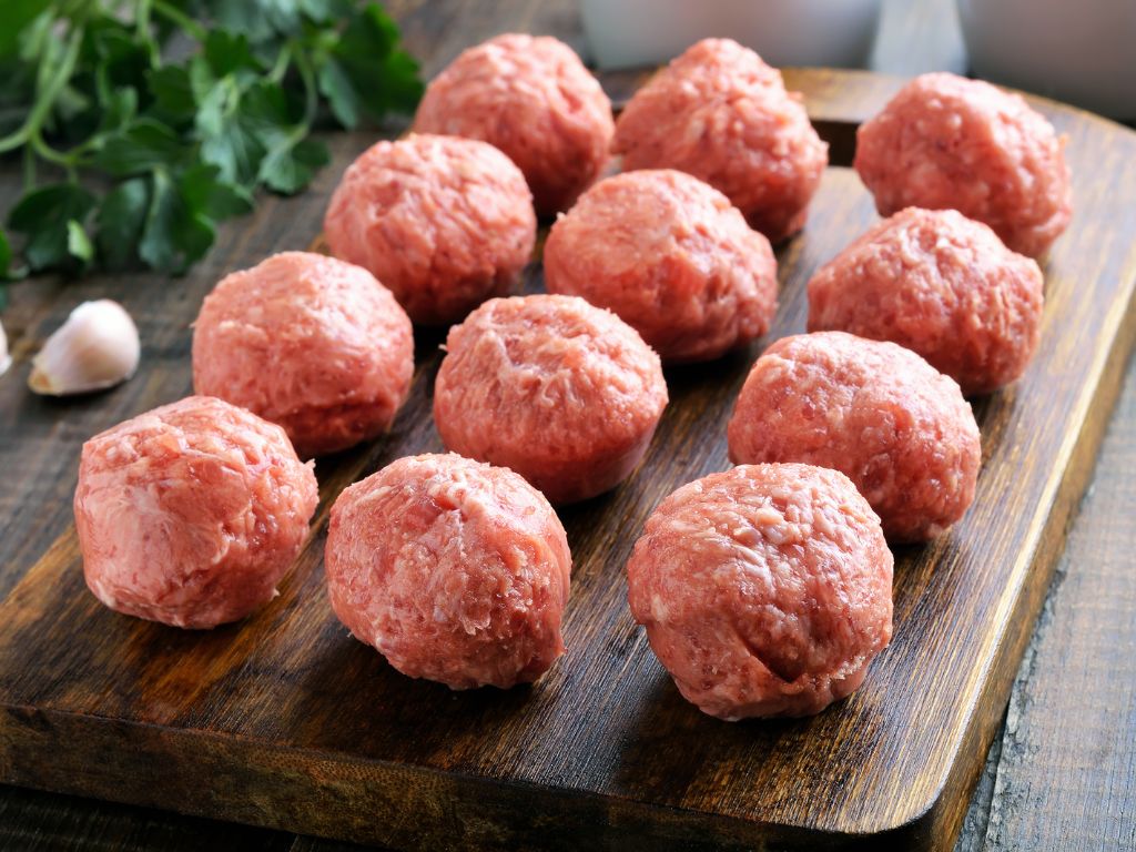 ORGANIC MEATBALL MIX 1KG PACK (10 PER BOX)