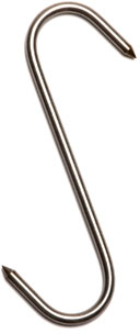 Hooks Stainless Steel 5" X 3/16" 10 Per Packet