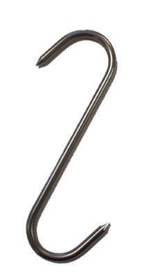 HOOKS STAINLESS STEEL 10" LONG X 3/8" DIAM