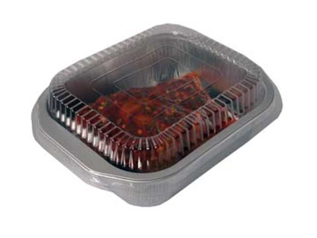 Clear Clip On Lid 165 X 133 600/BOX