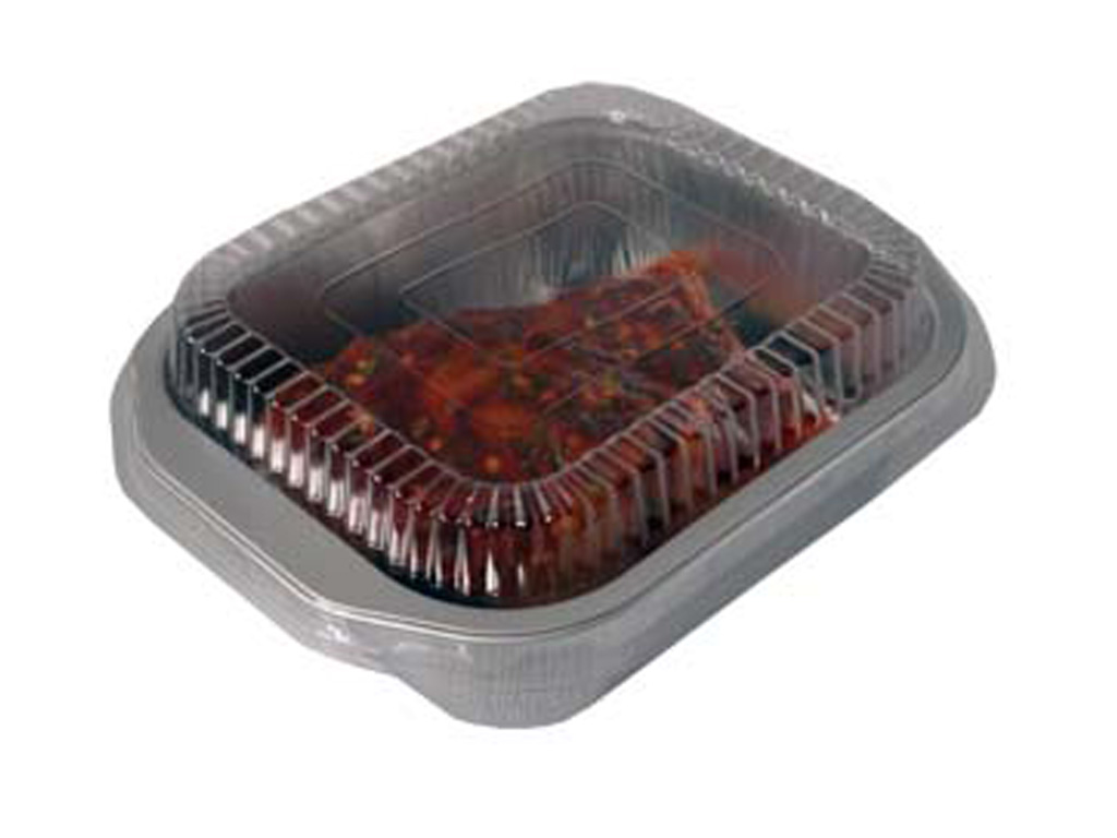 CLEAR CLIP ON LID 165 X 133 600/BOX