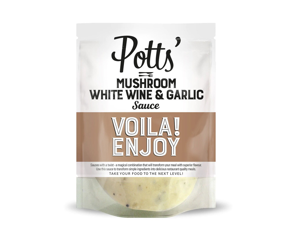 MUSHROOM, WHITE WINE & GARLIC SAUCE 6 X 250G