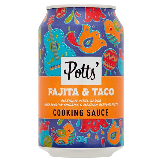 MEXICAN FAJITA SAUCE CANS 8 X 330G