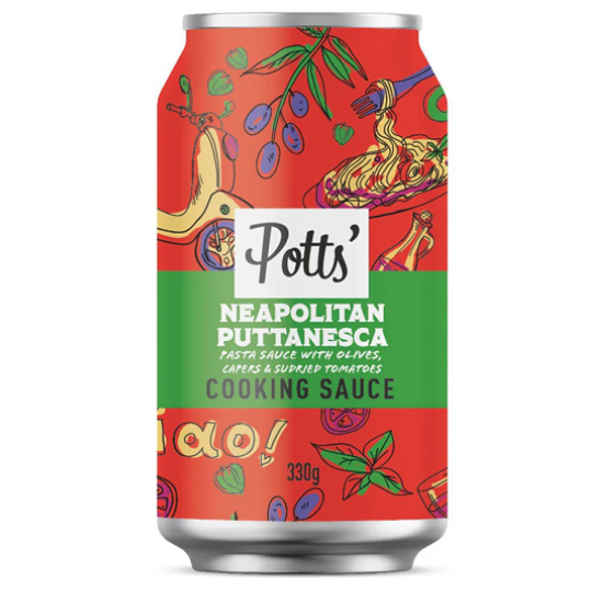 NEAPOLITAN PUTTANESCA SAUCE CANS 8 X 330G