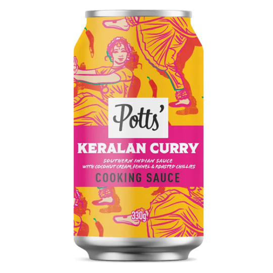 KERALAN SOUTHERN INDIAN CURRY SAUCE CANS 8 X 330G