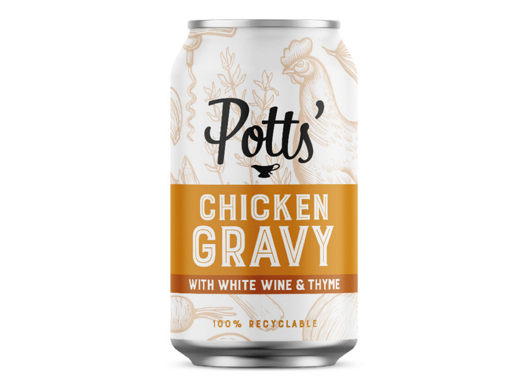 CHICKEN & WHITE WINE GRAVY CANS 8 X 330G