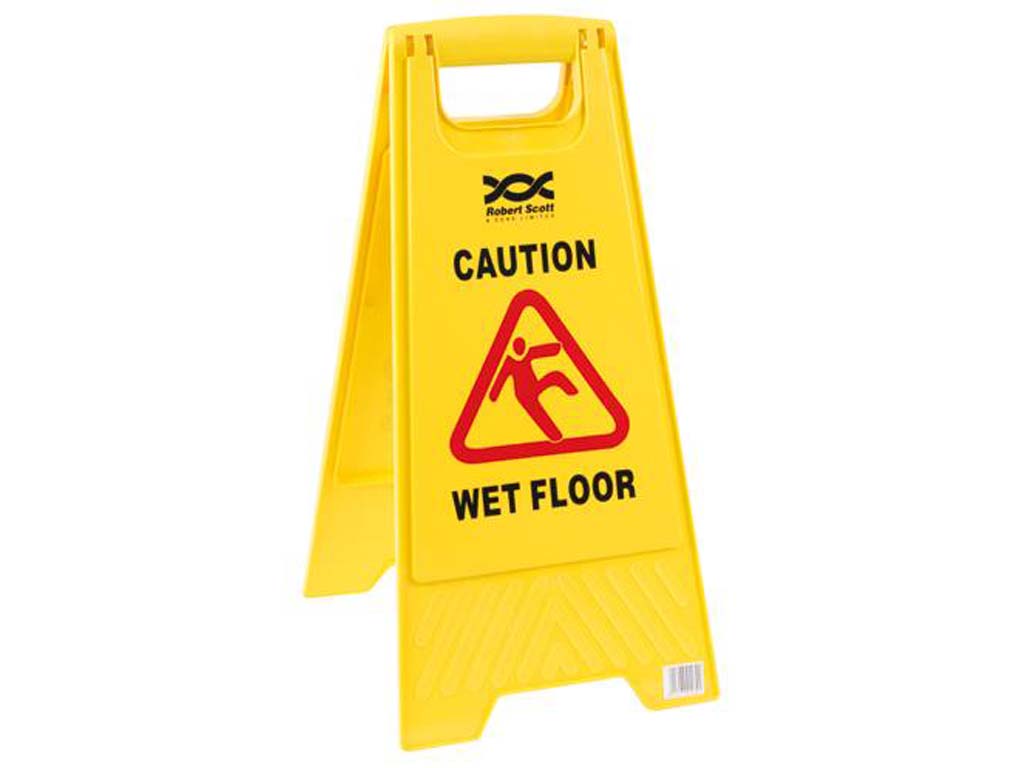 Floor Sign - Caution Wet Floor