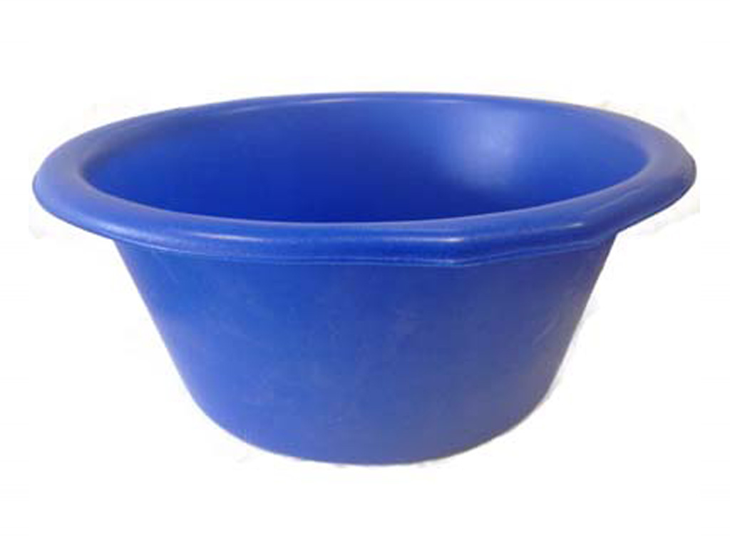 PLASTIC MIXING BOWL 640MM DIA X 265MM DEEP BLUE