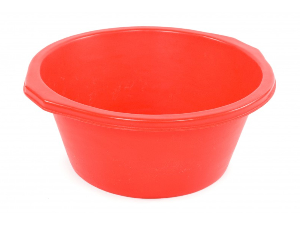 PLASTIC MIXING BOWL 640MM DIA X 265MM DEEP RED