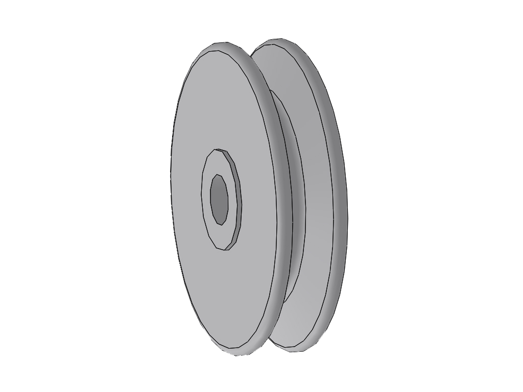 AST CERAMIC ROLLER PULLEY WHEEL W/O BEARINGS