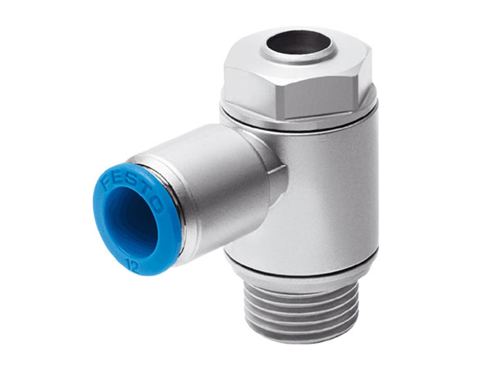 1-WAY Flow Control Valve GRLA-1/4-QS-10-D