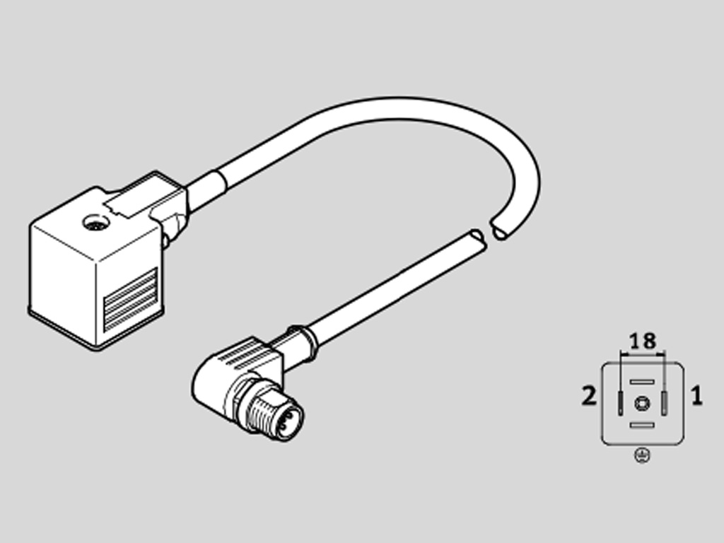 CABLE FOR WATER INJECTION SOLONOID