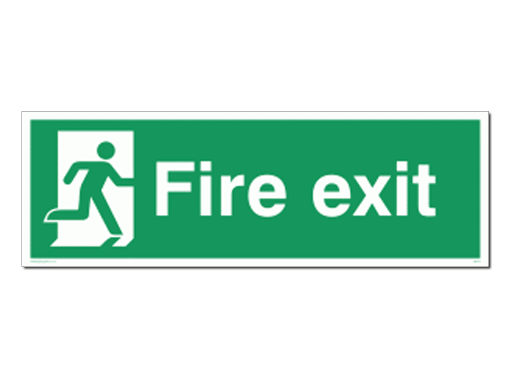 FIRE EXIT L31 WALL STICKER