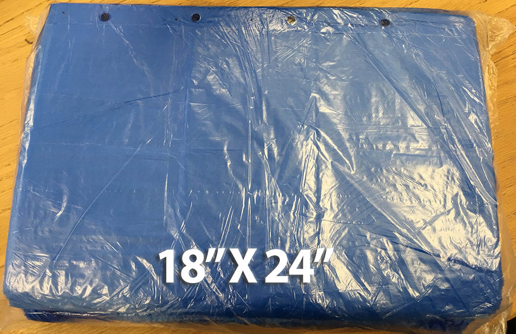 Hi Tensile Blue Sack 18" X 24" 2000/BOX