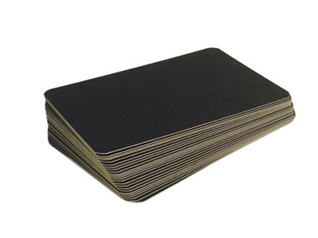 BLACK SILVER BOARD 165x250 600GSM