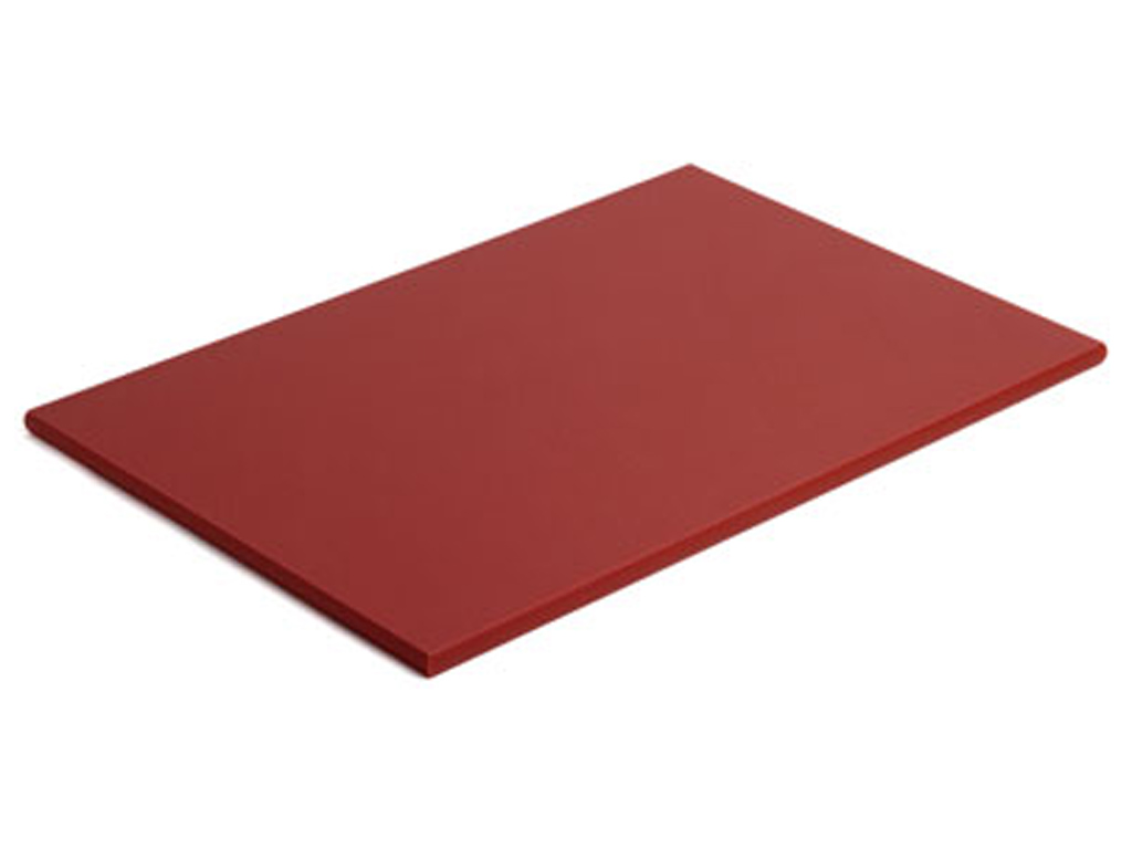 Cater Basix nylon cutting board red 400x250x100mm - AWG Trading (Pty) Ltd