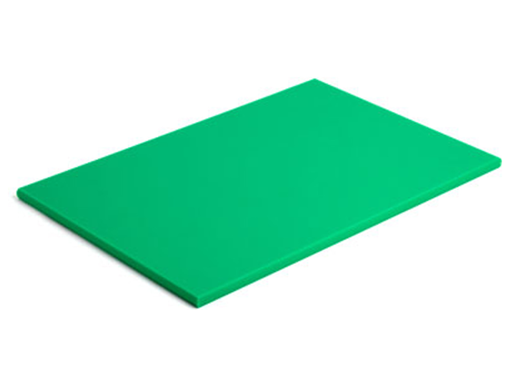 FOOD CUTTING BOARD GREEN 18" X 12" X 1/2"