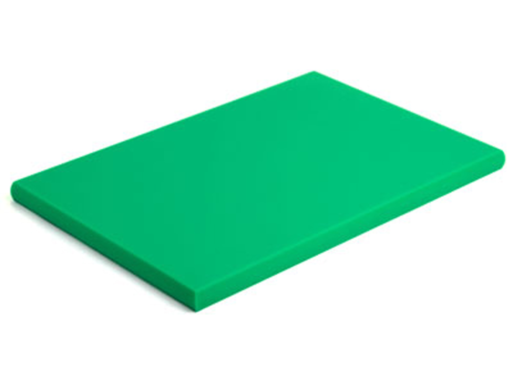 FOOD CUTTING BOARD GREEN 18" X 12" X 1"