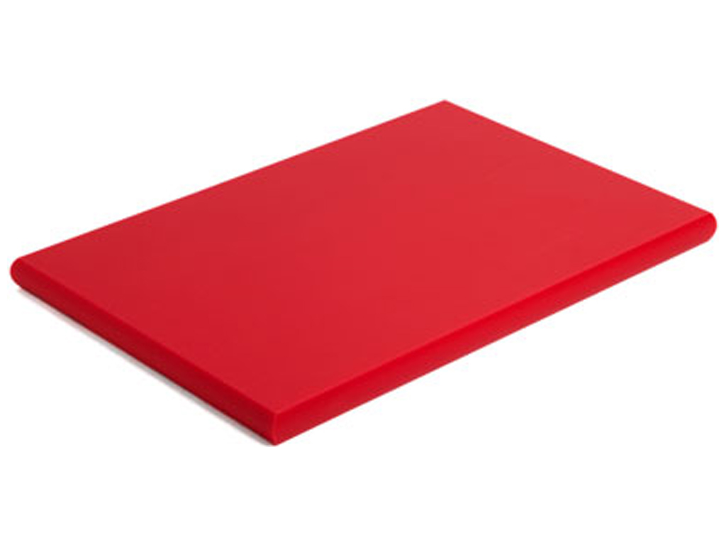 FOOD CUTTING BOARD RED 18" X 12" X 1"