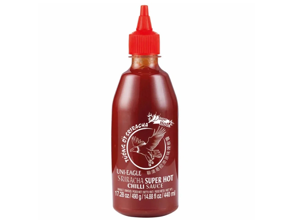 Uni-eagle Super Hot Sriracha Sauce  12X440ML