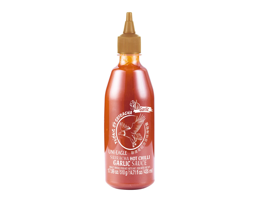 UNI-EAGLE SRIRACHA CHILLI GARLIC SAUCE 12X435ML