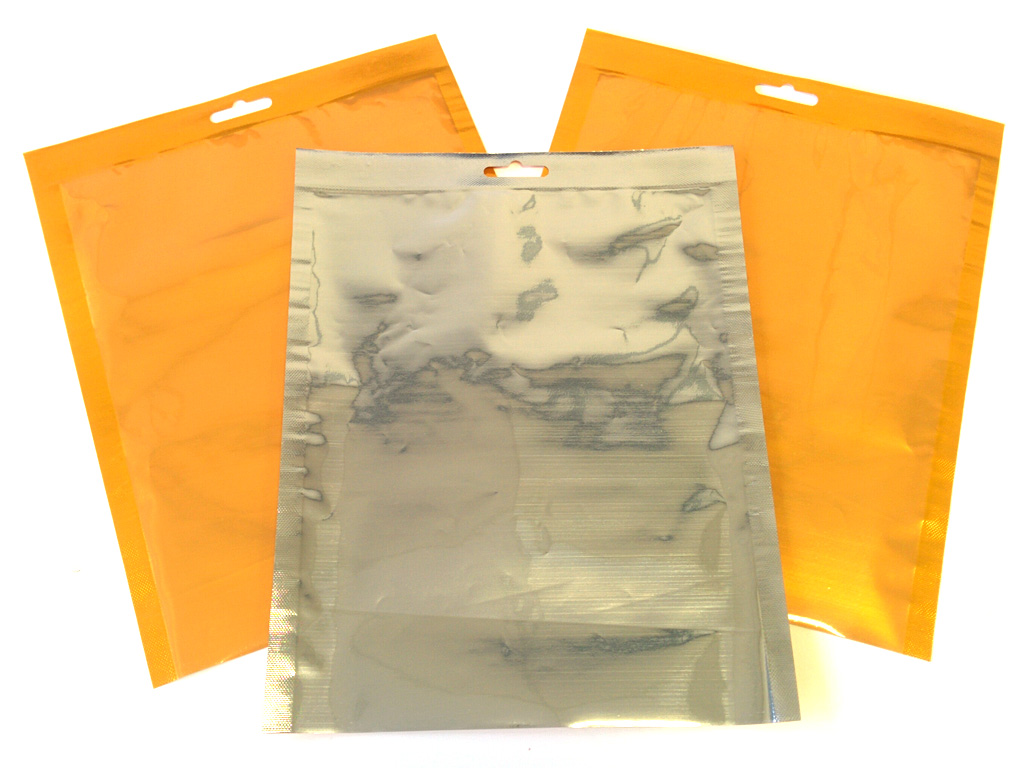 Gold/Silver Pouch 150X300 1000 Per Box Euro Hole