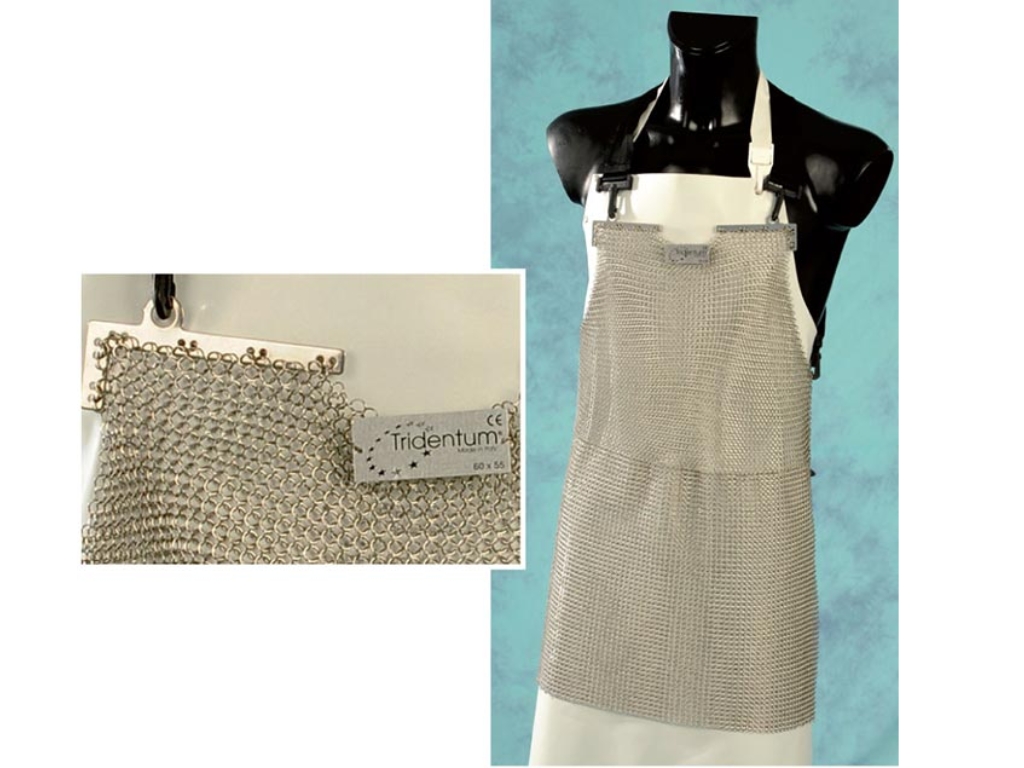 STEEL DISK APRON 75CM X 55CM