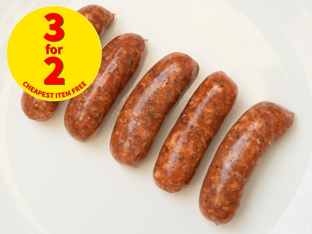 GF CHILLI & GARLIC SAUSAGE MIX 1.5 KG PACK