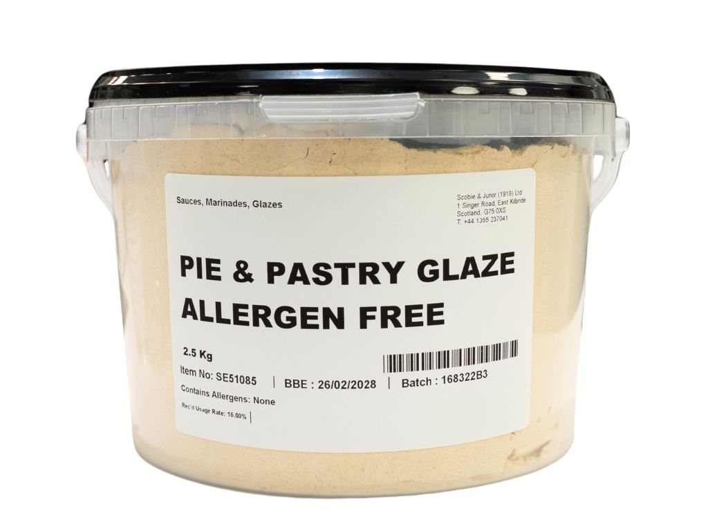 Pie & Pastry Glaze Allergen Free 2.5KG Pail