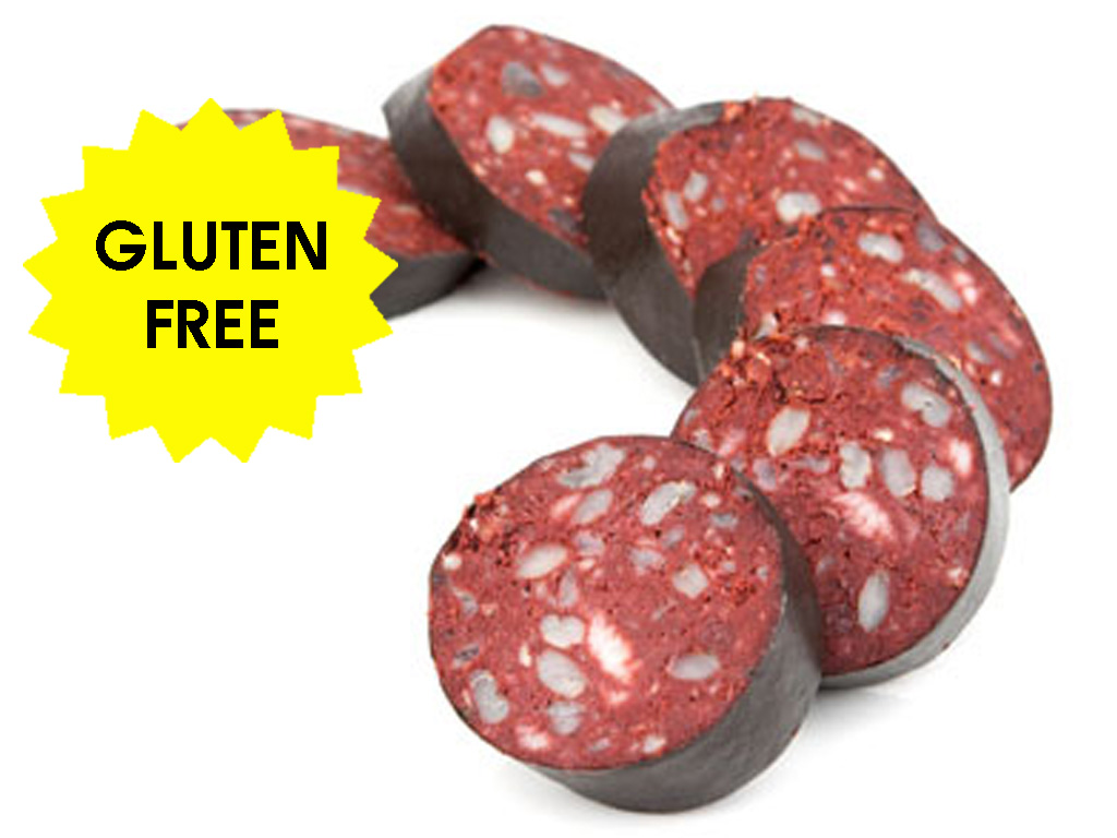 is black pudding gluten free