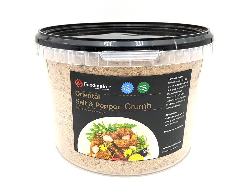 ORIENTAL SALT & PEPPER CRUMB 2.5KG PAIL