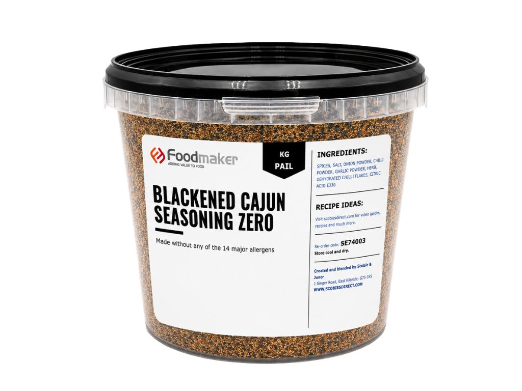 BLACKENED CAJUN SEASONING ZERO 2.5KG PAIL