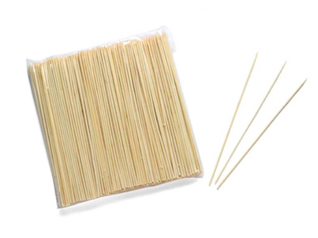 BAMBOO SKEWER 180MM X 3MM 200 PER PACK