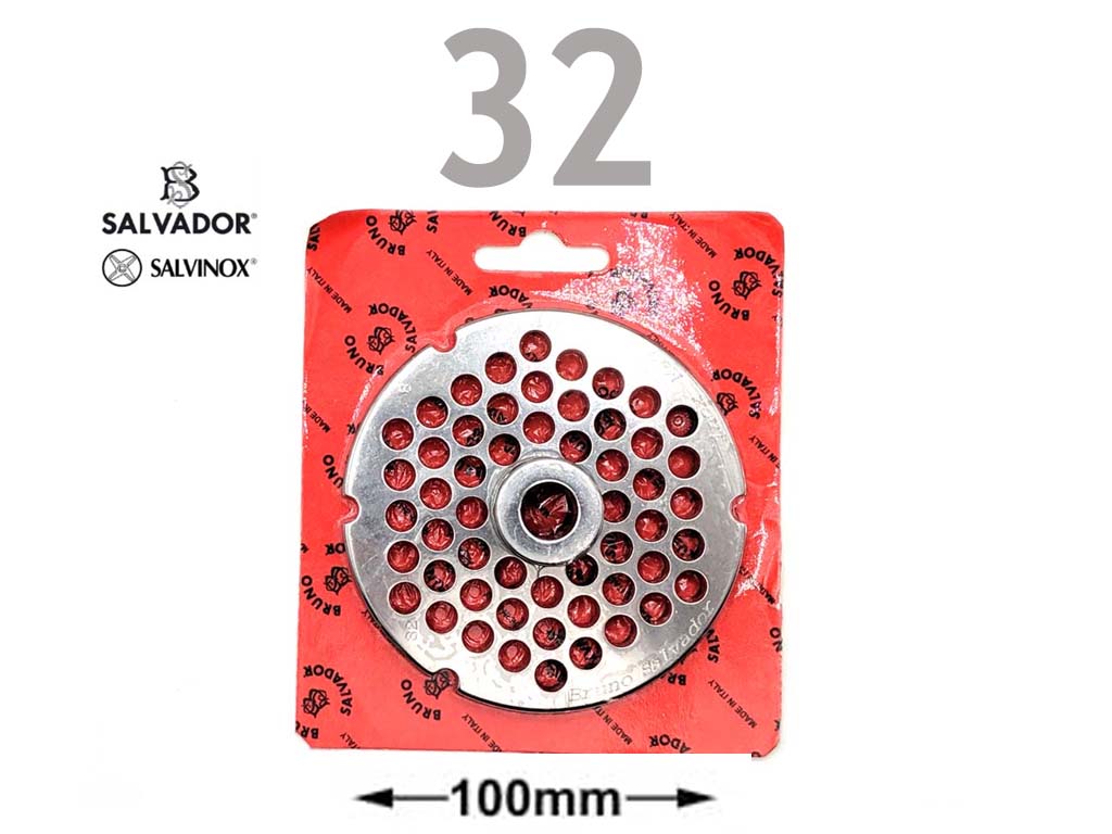 32 Mincer Plate 8MM With Hub Salvador