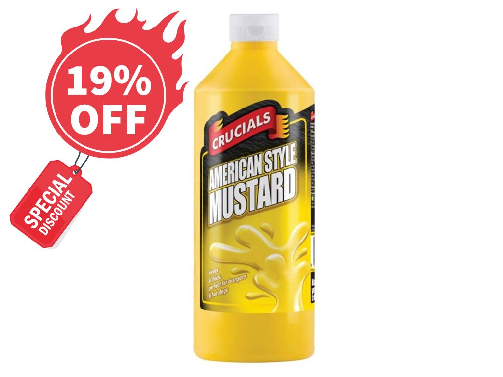 AMERICAN STYLE MUSTARD 500ML 12 PER CASE