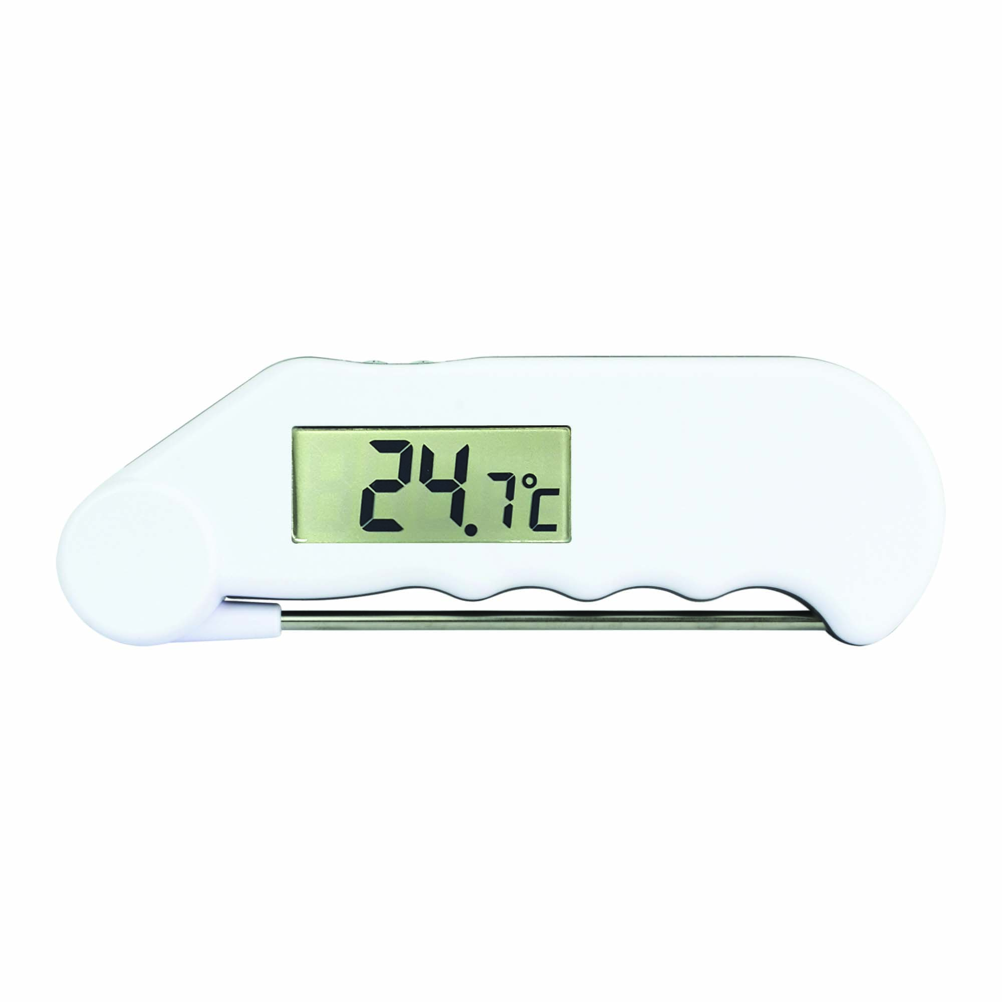 Gourmet Folding Probe Thermometer White