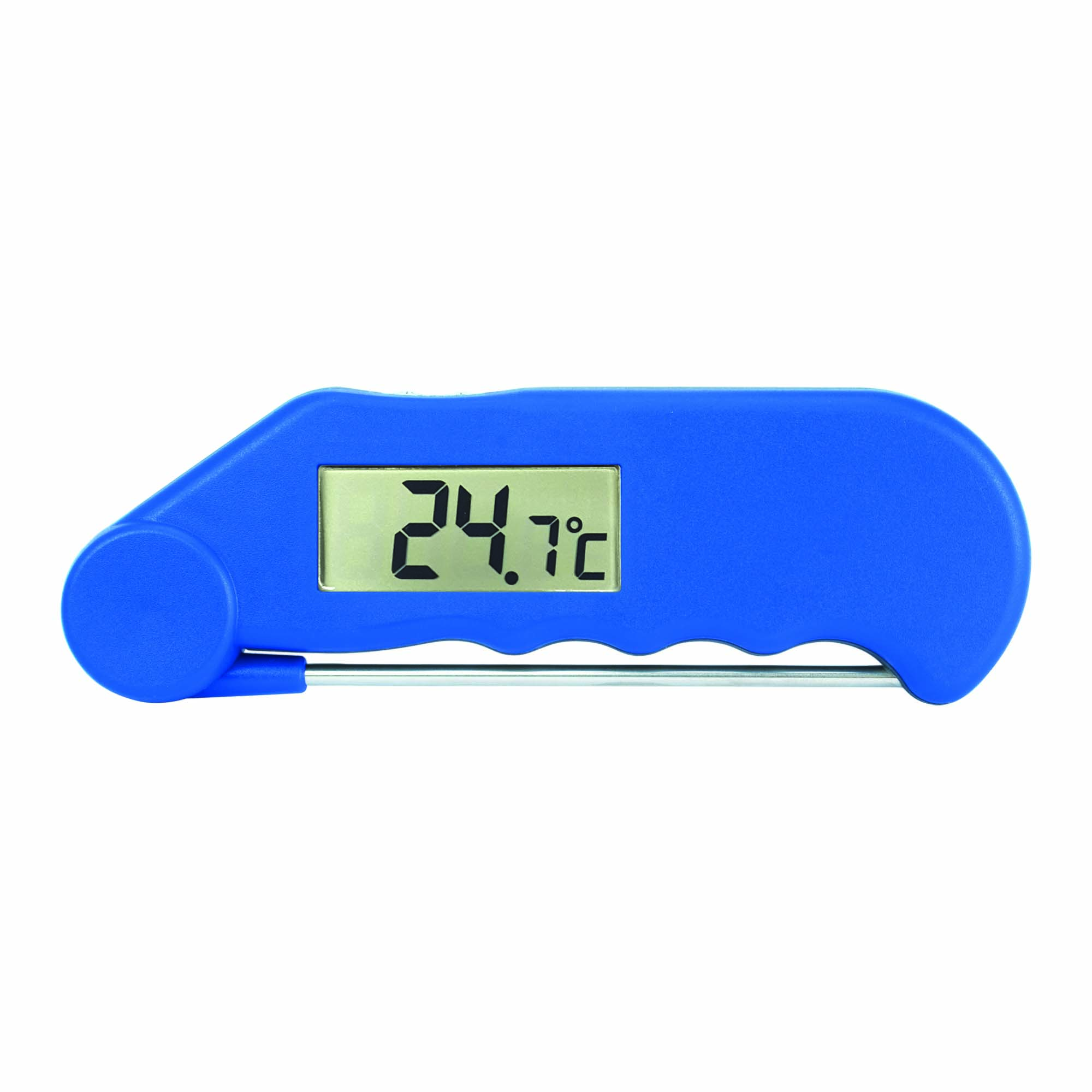 GOURMET FOLDING PROBE THERMOMETER BLUE