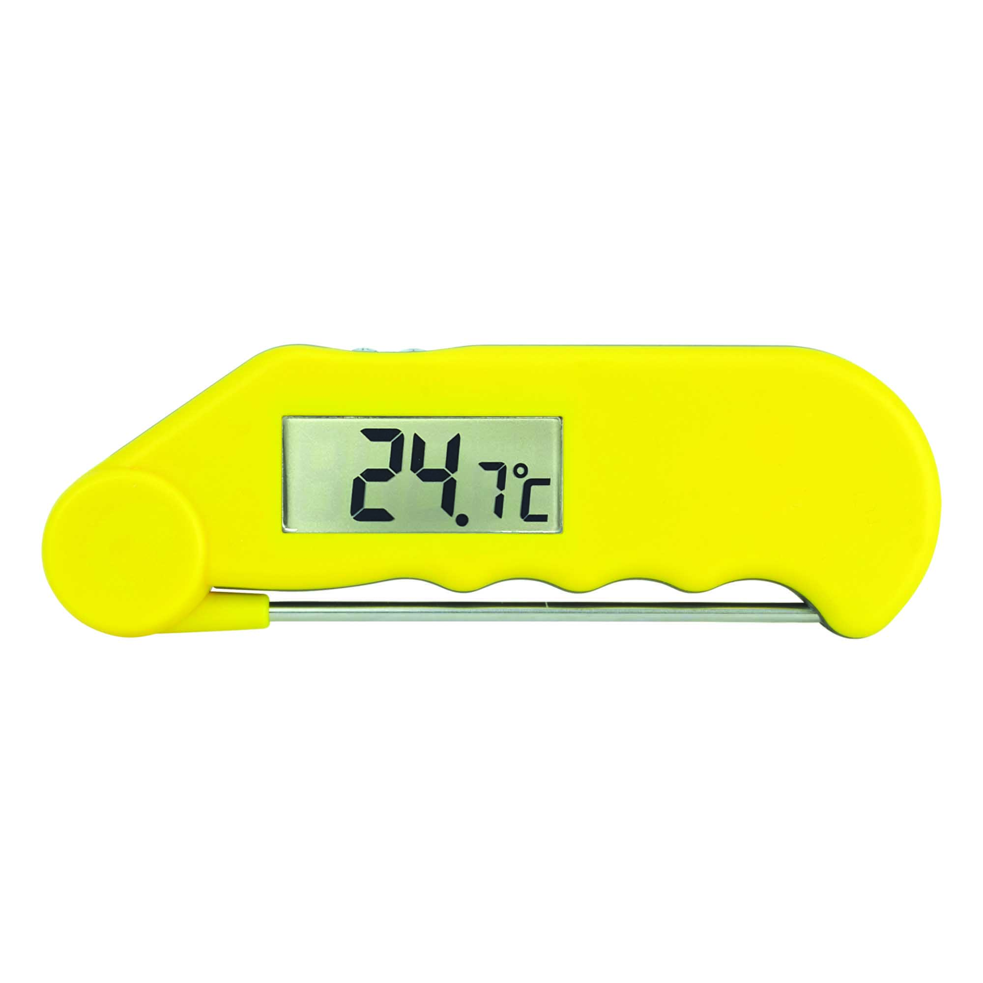 GOURMET FOLDING PROBE THERMOMETER YELLOW